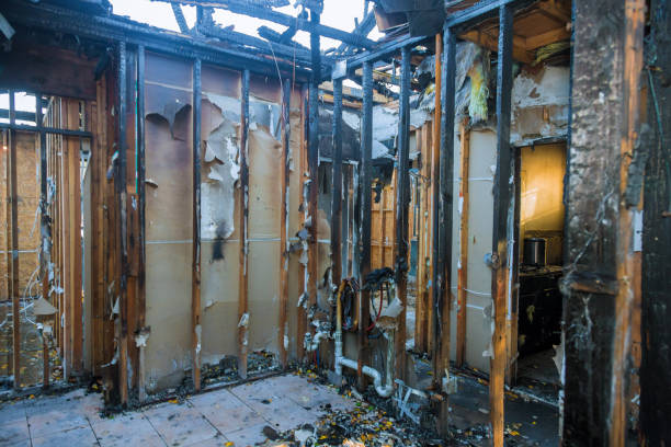 Professional Fire Damage Restoration technician working in Marco Island, FL